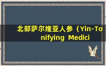 北部萨尔维亚人参（Yin-Tonifying  Medicine）